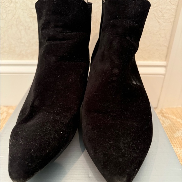 Woman’s suede ankle booties , black. Slip on.size 11w. Lane Bryant - Picture 3 of 3